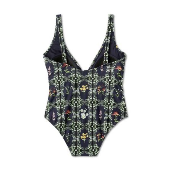 Agua Bendita x Target Women's Dainty Floral Tile Print Cheeky One Piece Swimsuit - Picture 5 of 8